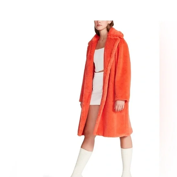 Coat in neon coral - Picture 5 of 5
